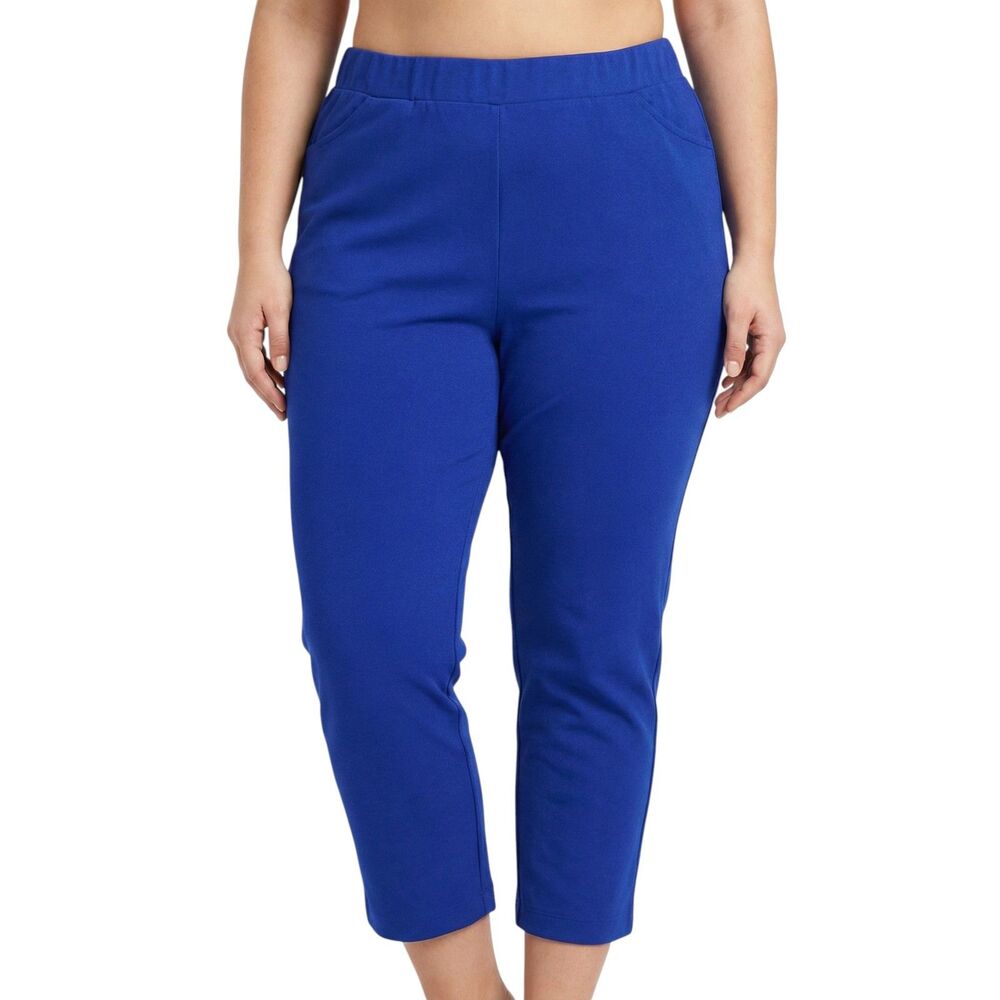 Worthington Modern Fit Women's Pants, Elastic Waist, Size 18W